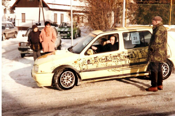 1999 POSÁZAVÍ RALLY – JIŘÍ KOTOUČ IN HIS VW GOLF